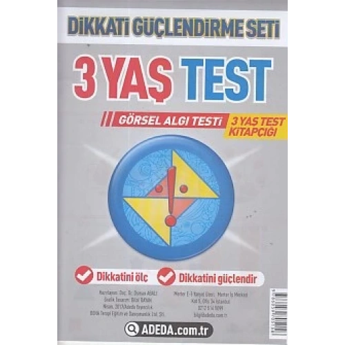 Dikkati Güçlendirme Seti 3 Yaş Test