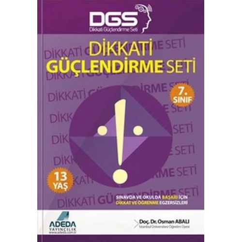 Dikkati Güçlendirme Seti - 7. Sınıf - 13 Yaş