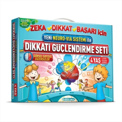 Dikkati Güçlendirme Seti - Anasınıfı – 4 Yaş Neuro-Via