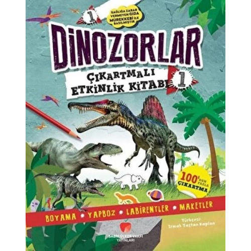 Dinozorlar Çıkartmalı Etkinlik Kitabı 1