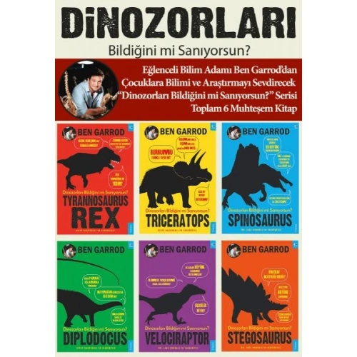 Dinozorları Bildiğini mi Sanıyorsun? (6 Kitaplık Set)