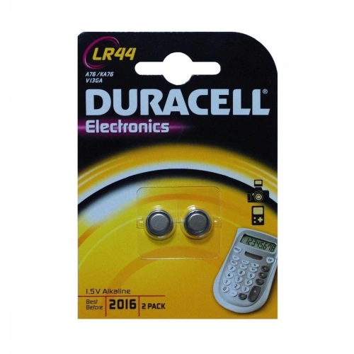 Duracell LR44/AG13/A76 1.5 Volt Alkalin Pil 2li Paket