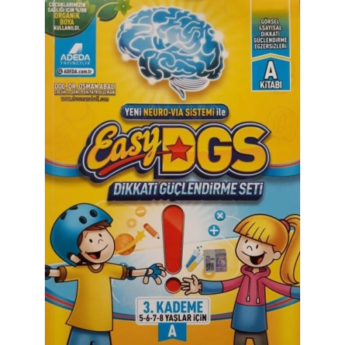 EASY Dikkati Güçlendirme Seti 5-8 yaş A Kitapçığı