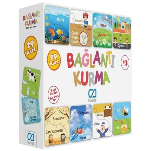 Eğitici Oyun Kartları Bağlantı Kurma 5043
