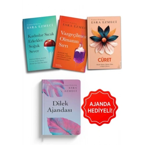 Esra Ezmeci İlişkiler Seti 3 Kitap Dilek Ajanda Hediyeli