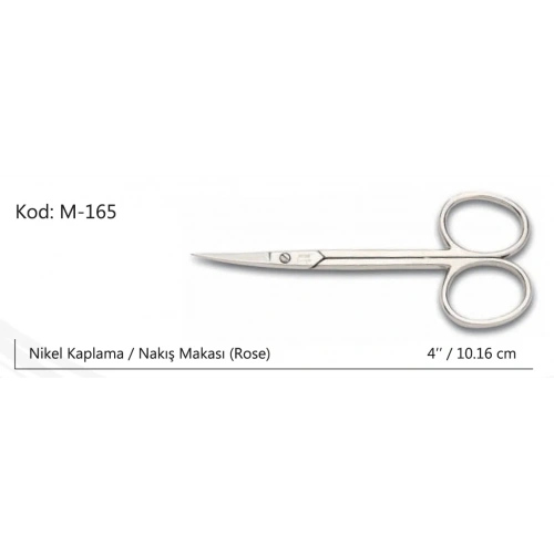 Europe Nakış Makası Süper Kalite No:4 10,16 Cm