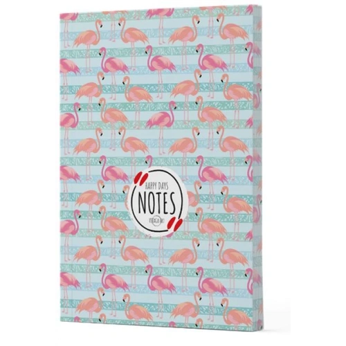 Flamingo 1 - Yan Baskılı Çizgili Defter