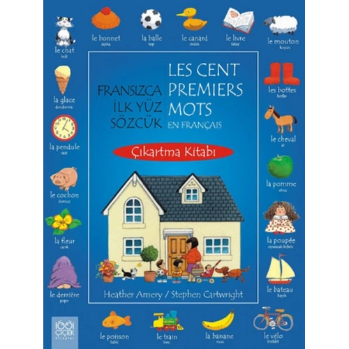 Fransızca İlk Yüz Sözcük Çıkartma Kitabı