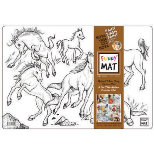 Funny Mat -  Atlar 33,5x48cm