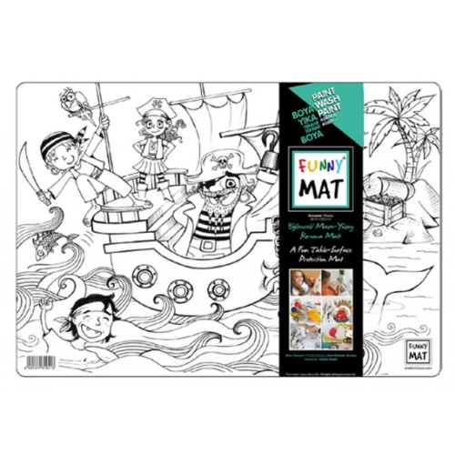 Funny Mat- Korsanlar - 33,5x48cm