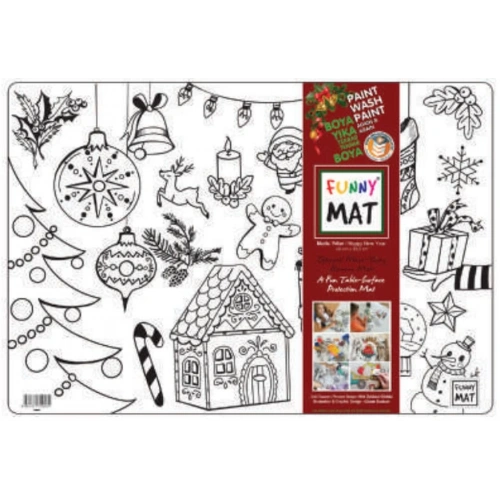 Funny Mat - Mutlu Yıllar 33,5x48cm