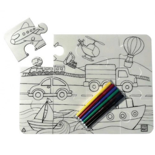 Funny Mat - Taşıtlar 30 X 40 Cm