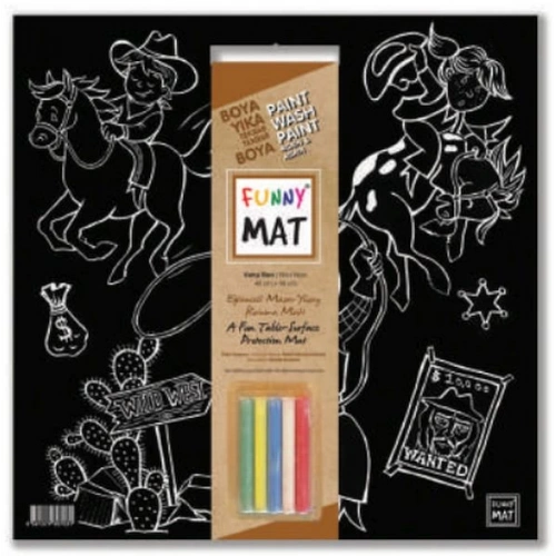 Funny Mat - Vahşi Batı 40x40cm