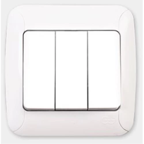 Günsan Fantasy Üçlü Anahtar Beyaz Renk