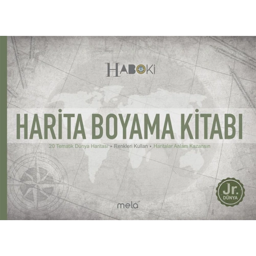 Harita Boyama Kitabı 20 Tematik Dünya Haritası