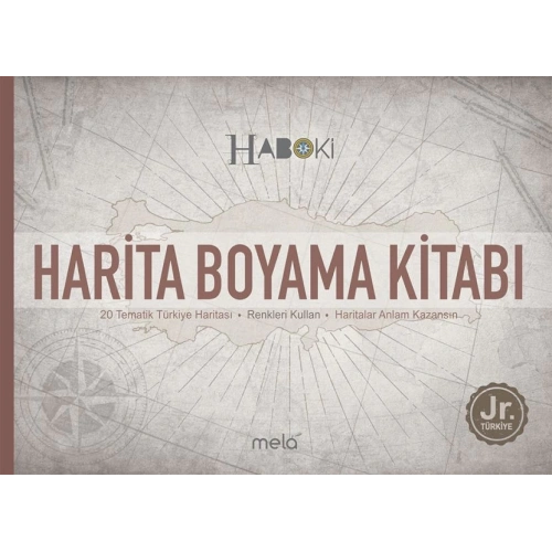 Harita Boyama Kitabı 20 Tematik Türkiye Haritası