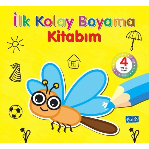 İlk Kolay Boyama Kitabım – 4 Yaş Üzeri