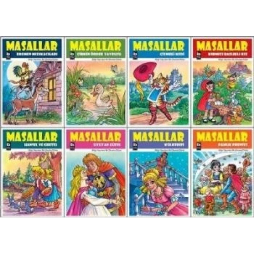 İlk Okuma Dizisi Masallar (8 Kitap)