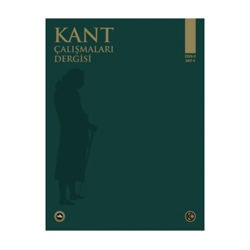 Kant Çalışmaları Dergisi Sayı 4