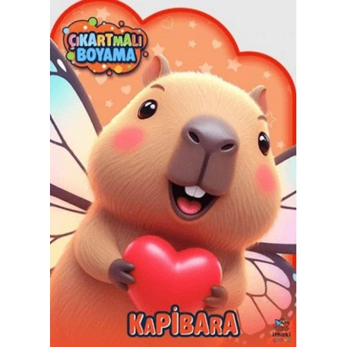 Kapibara Zamanı - Çıkartmalı Boyama Kitabı