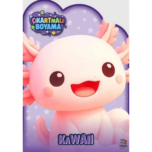 Kawaii Zamanı - Çıkartmalı Boyama Kitabı