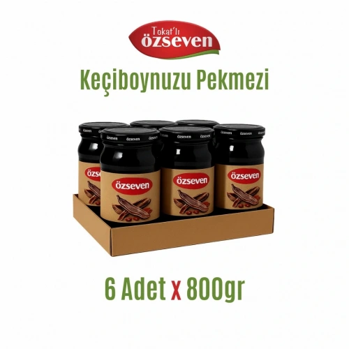 Keçiboynuzu Pekmezi 1Koli (6Adet x 800gr)