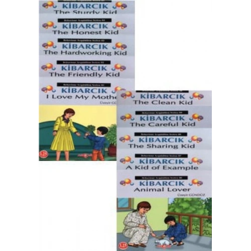 Kibarcık Davranış Kazandırma Dizisi (10 Kitap) - İngilizce