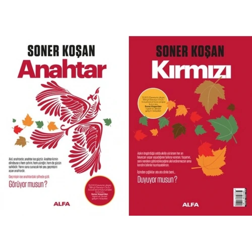 Kırmızı - Anahtar (Çift Taraflı Kitap)