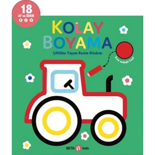 Kolay Boyama Çiflikte Yaşam Resim Kitabım