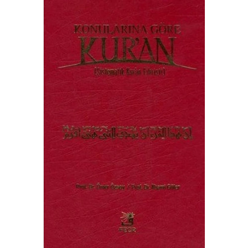 Konularına Göre Kuran (Sistematik Kuran Fihristi) Büyük Boy