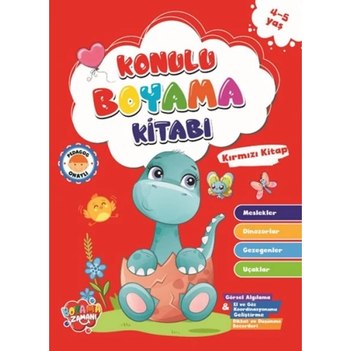 Konulu Boyama - KırmızıKitap (4-5 Yaş)
