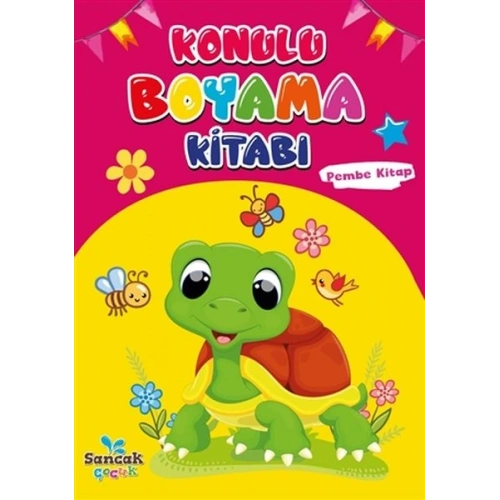 Konulu Boyama Kitabı - Pembe Kitap