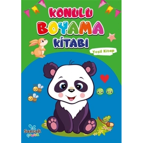 Konulu Boyama Kitabı - Yeşil Kitap