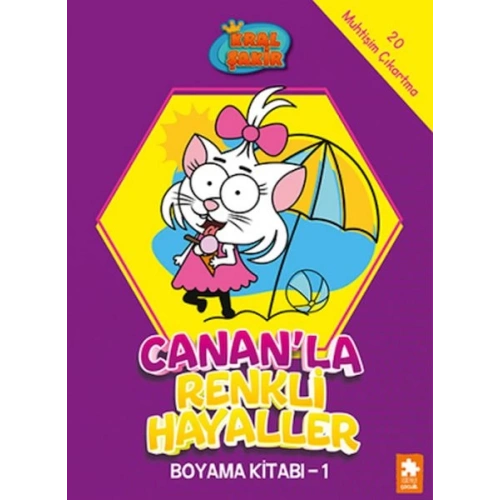 Kral Şakir Canan’la Renkli Hayaller Boyama Kitabı- 1
