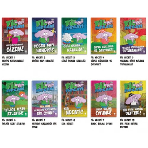 Kral Şakir Fil Necati Seti (10 Kitap)
