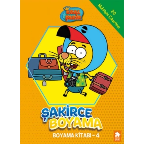 Kral Şakir Şakirce Boyama Kitabı - 4