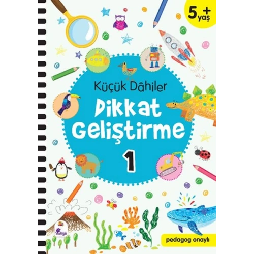 Küçük Dahiler Dikkat Geliştirme 1 - 5+ Yaş (Pedagog Onaylı)