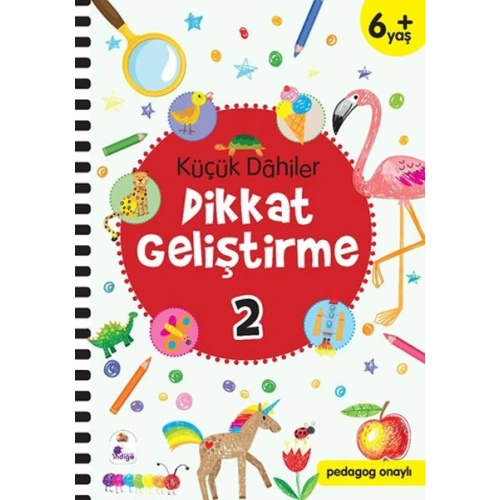 Küçük Dahiler Dikkat Geliştirme 2 - 6+ Yaş (Pedagog Onaylı)