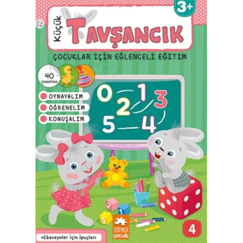 Küçük Tavşancık Serisi 4 - Küçük Tavşancık Çocuklar İçin Eğlenceli Eğitim