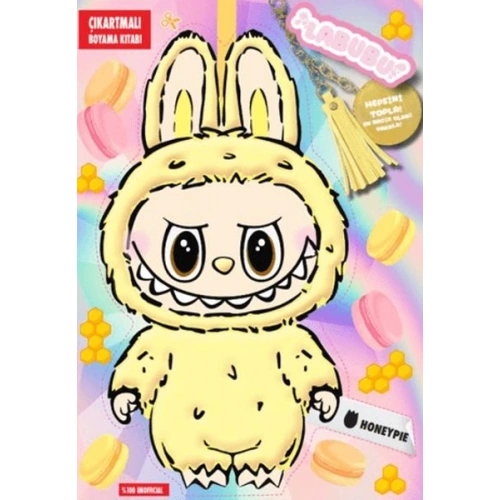 Labubu Honeypie Çılgın Koleksiyon – Çıkartmalı Boyama Kitabı