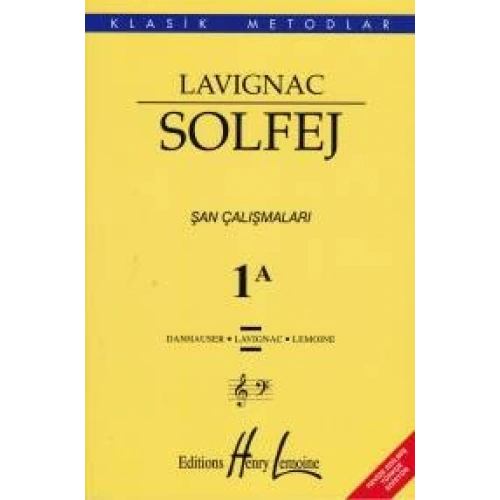 Lavıgnac Solfej 1A Şan Çalışmaları