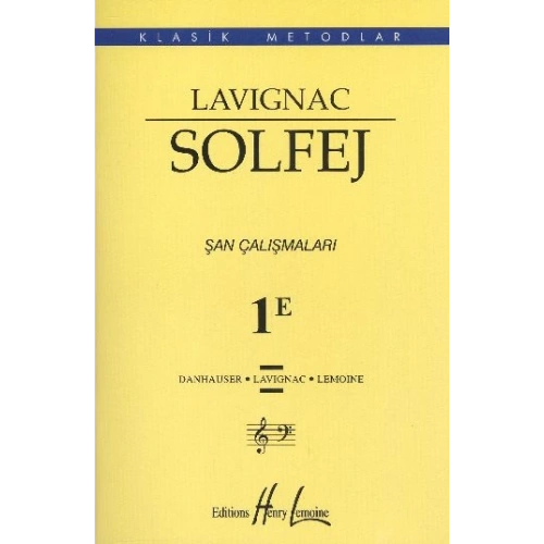 Lavignac Solfej 1E Şan Çalışmaları
