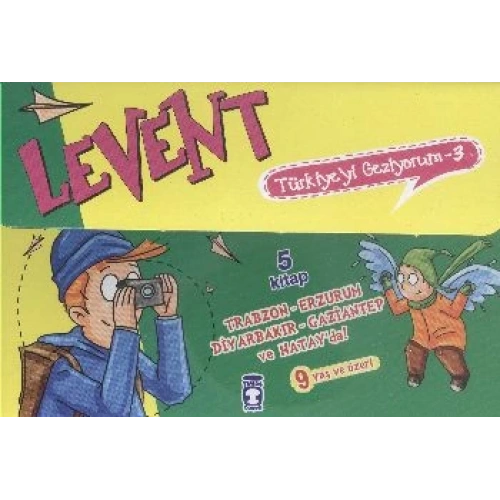 Levent Türkiyeyi Geziyorum - 3 (5 Kitap Takım)