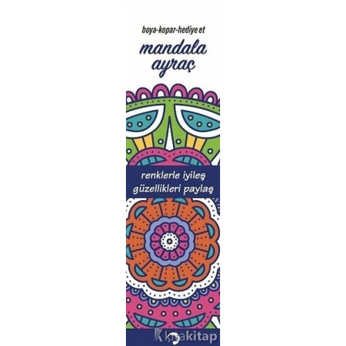 Mandala Ayraç Lacivert