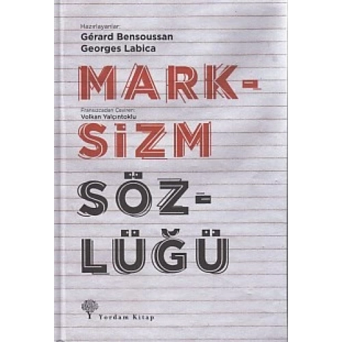 Marksizm Sözlüğü (Ciltli)