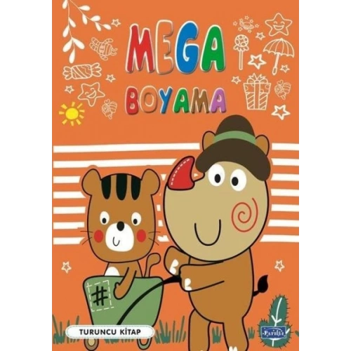 Mega Boyama Turuncu Kitap