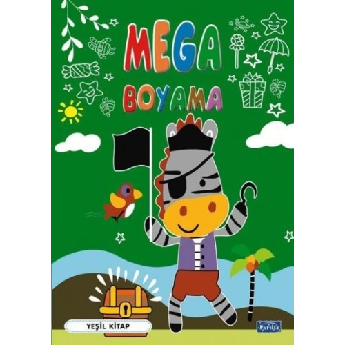 Mega Boyama Yeşil Kitap