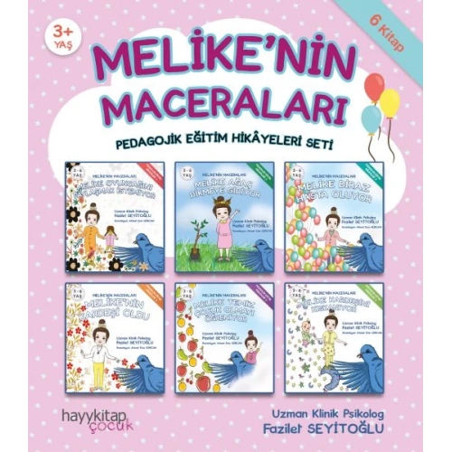 Melike’nin Maceraları - Pedagojik Eğitim Hikayeleri Seti 6 Kitap Takım