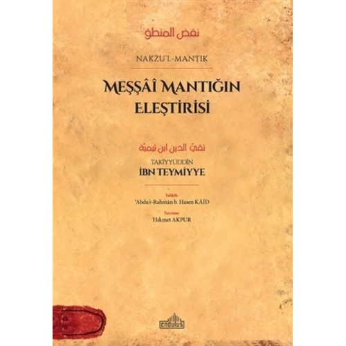 Meşşai Mantığın Eleştirisi