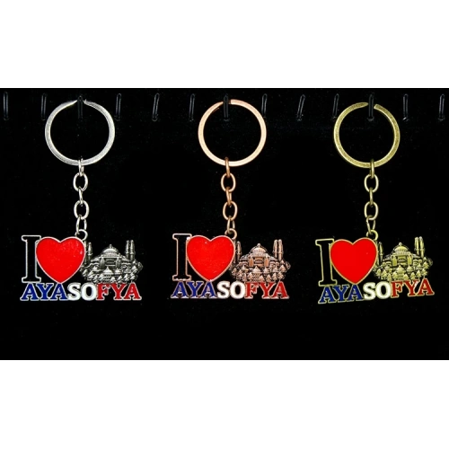 Metal Ayasofya Anahtarlık Alk2199
